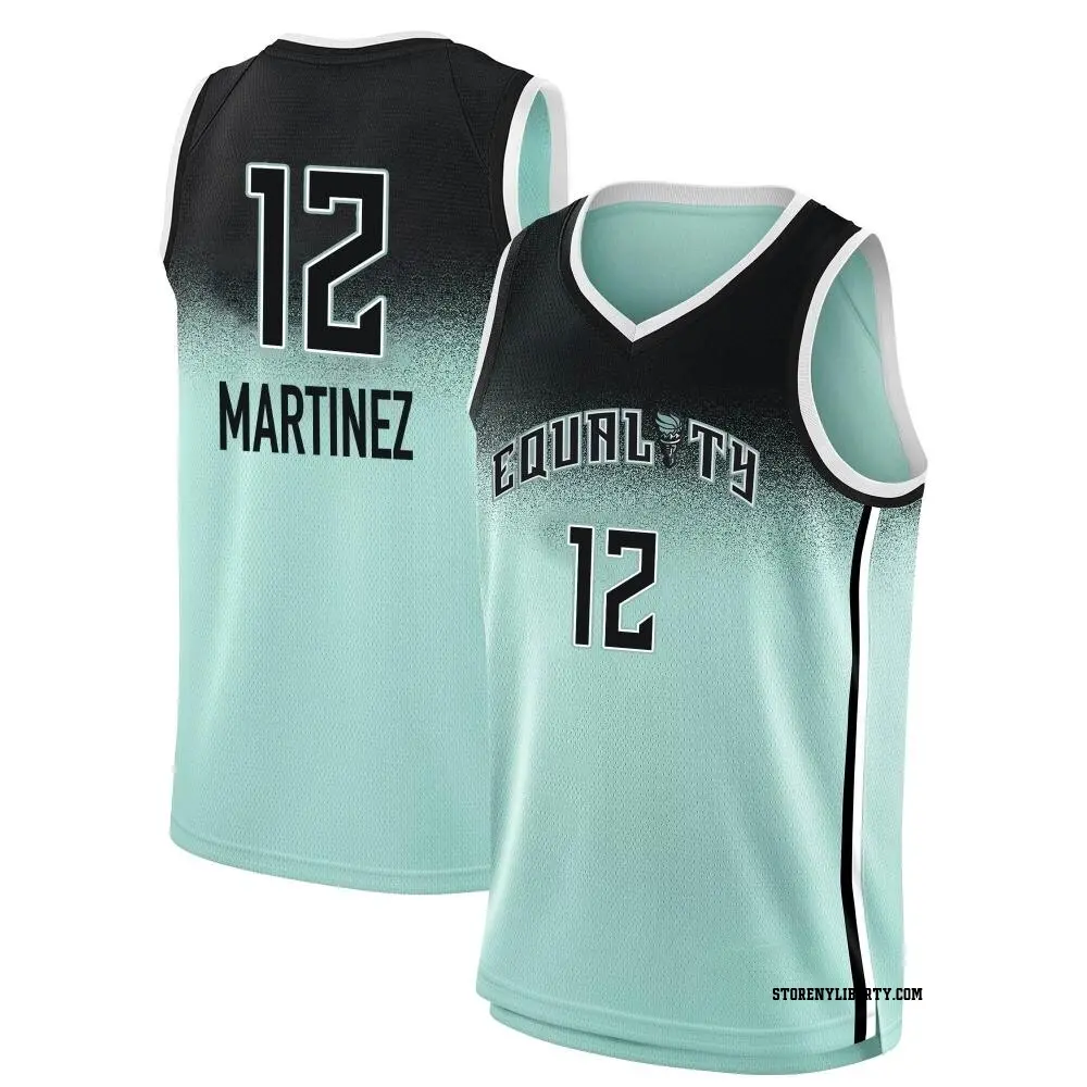 Youth Esmery Martinez #12 Rebel Edition Victory New York Liberty Mint 2023  Jersey