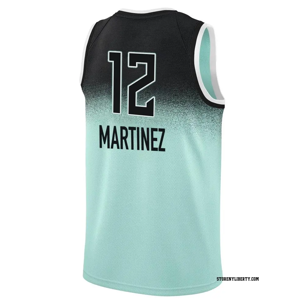 Youth Esmery Martinez #12 Rebel Edition Victory New York Liberty Mint 2023  Jersey